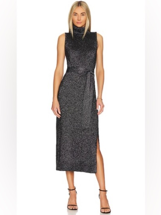 PAIGE Dresses & Skirts - PAIGE Revolve Zoelle Metallic Midi Dress